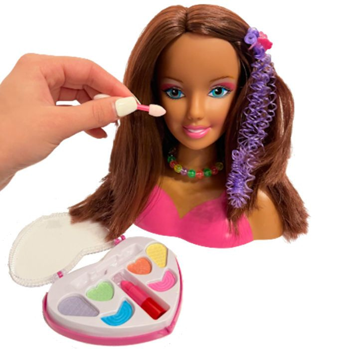 dief Microprocessor Aankoop DECOPATENTDecopatent® Speelgoed Kaphoofd - Sminkpop met make up voor  Kinderen - Makeup pop - Kappop - Schminkpop voor Meisjes - Opmaakpop /  Kapkop met haar accessoires en make-up - 𝕍𝕖𝕣𝕜𝕠𝕠𝕡 ✪ 𝕔𝕠𝕞