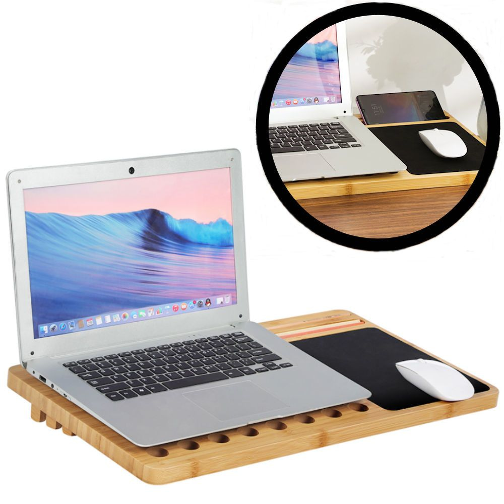 etiket Bestaan . DECOPATENTLaptop standaard van Bamboe hout - Groot 60 cm - Houten  laptopstandaard - Laptop verhoger / verhoging voor bureau - Laptoptafel  Schoot - Schoottafel - Bedtafel - Knietafel - Decopatent® - 𝕍𝕖𝕣𝕜𝕠𝕠𝕡  ✪ 𝕔𝕠𝕞