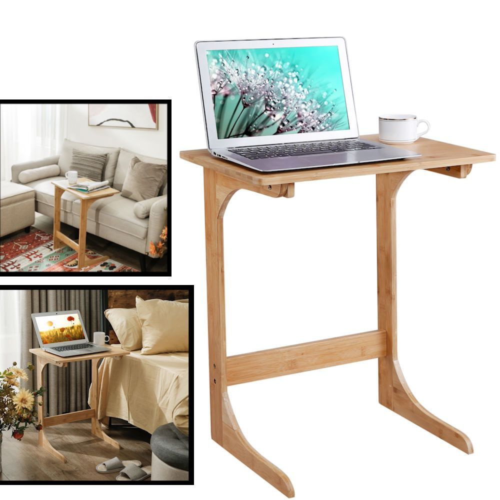 regeren span Doe mee DECOPATENTBedtafeltje / bijzettafel / laptoptafel van bamboe hout - Voor  laptop - Klein tafel bureautje voor woonkamer en slaapkamer - Decopatent® -  𝕍𝕖𝕣𝕜𝕠𝕠𝕡 ✪ 𝕔𝕠𝕞