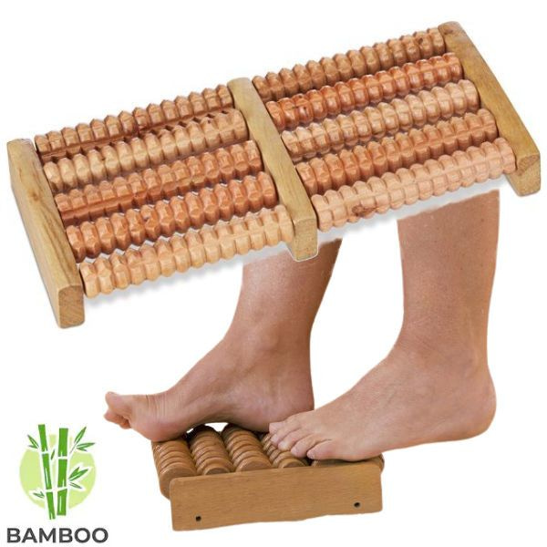Reclame Regelmatigheid Assortiment DECOPATENTDecopatent® Dubbele voetroller voetmassage apparaat - Betere  Bloedsomloop in 2 Voeten - Bamboe - Voet massage Voetroller 2 voeten -  𝕍𝕖𝕣𝕜𝕠𝕠𝕡 ✪ 𝕔𝕠𝕞