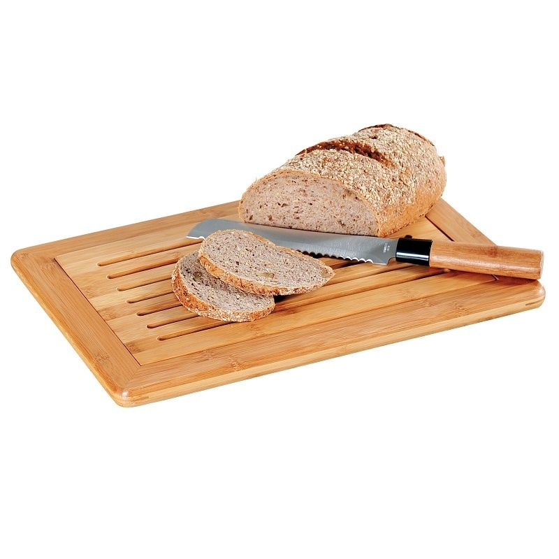 KESPERFSC® Bamboe Houten Broodsnijplank + Kruimelvanger | Broodplank met Brood Kruimel opvangbak | Brood snijplank met rooster | Snijplank voor | Afm. 42 x 28 x 2 Cm. - 𝕍𝕖𝕣𝕜𝕠𝕠𝕡 ✪ 𝕔𝕠𝕞